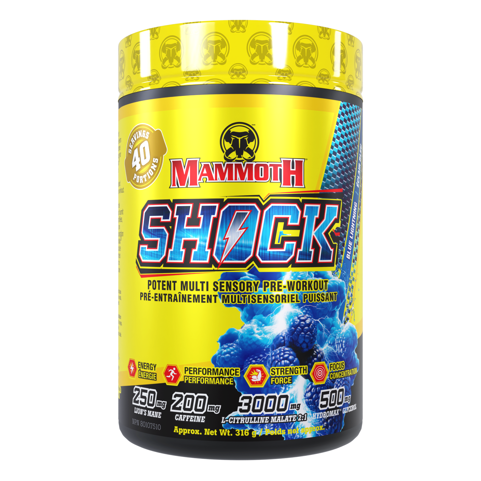 SHOCK | High Intensity Pre-Workout