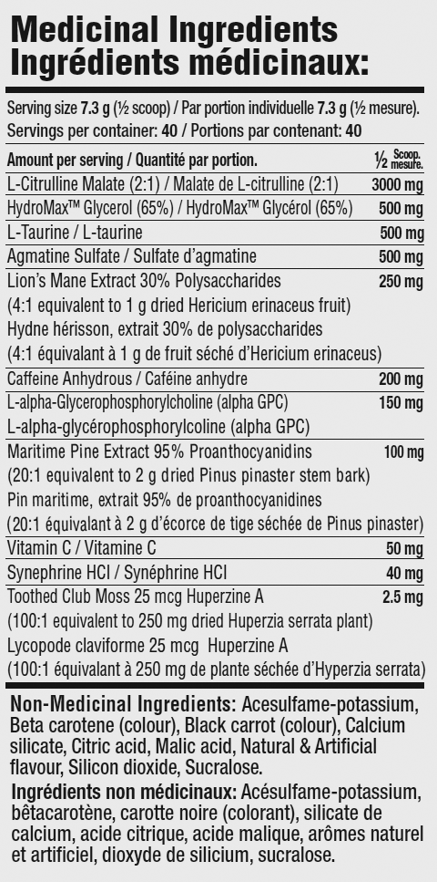 SHOCK | High Intensity Pre-Workout