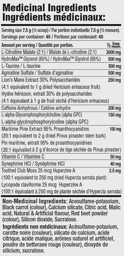 SHOCK - High Intensity Pre-Workout
