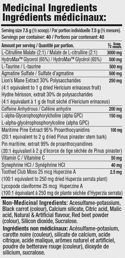 SHOCK - High Intensity Pre-Workout
