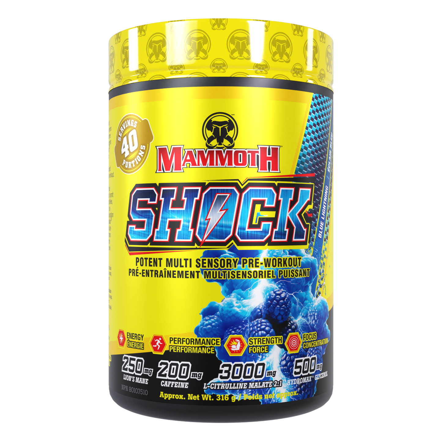 SHOCK | High Intensity Pre-Workout