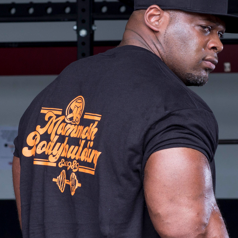 MAMMOTH BODYBUILDING T -SHIRT Old school bodybuilding apparel