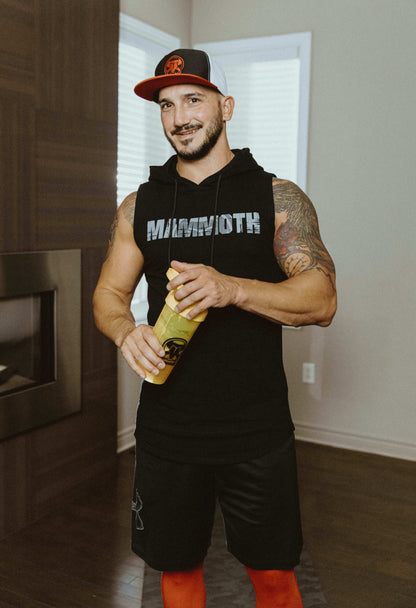 :: MAMMOTH CLASSIC SLEEVELESS HOODIE - BLACK