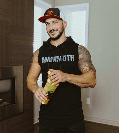 :: MAMMOTH CLASSIC SLEEVELESS HOODIE - BLACK